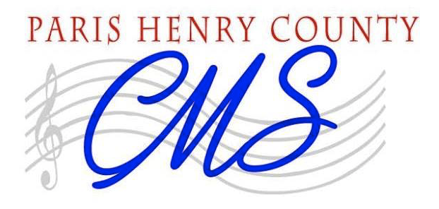 Paris-Henry County Chamber Music Society Logo
